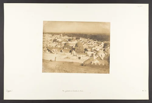 Vue générale du Cimetière de Siout by Maxime Du Camp, photograph, 1850
