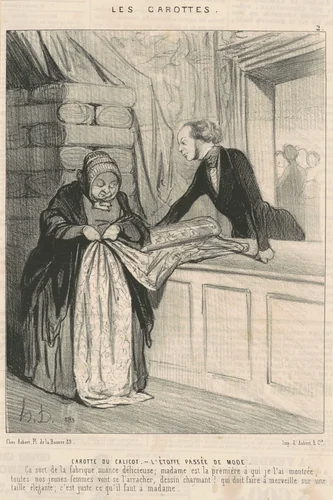 Carotte du calicot by Honoré Daumier, print, 1844