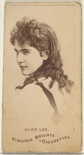 Alice Lee, from the Actors and Actresses series (N45, Type 1) for Virginia Brights Cigarettes by Allen & Ginter, photograph, 1885-1891