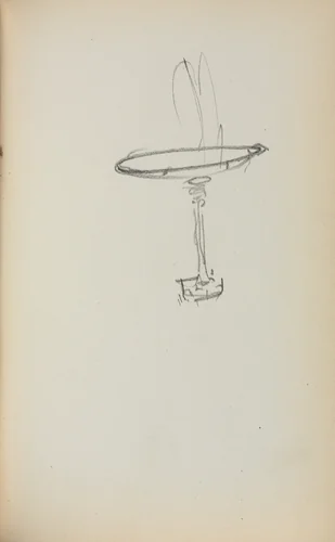 Italian Sketchbook: Fountain (page 145) by Maurice Prendergast, book, 1898-1899
