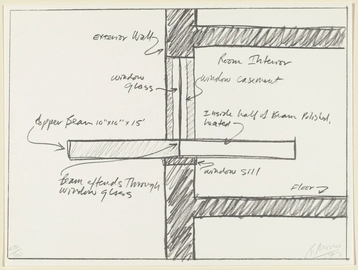 Untitled by Robert Morris, portfolio, 1973
