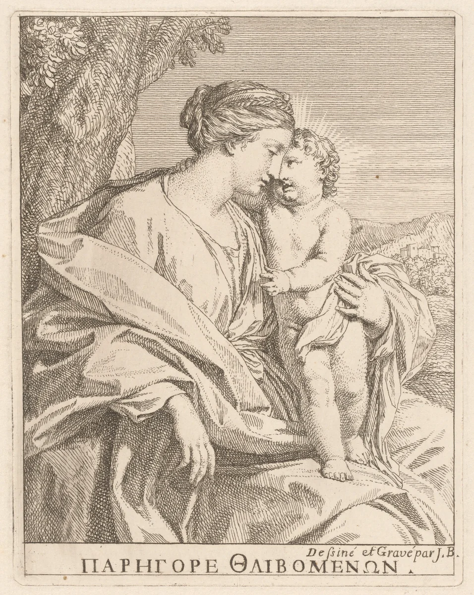 The Virgin and Child by Giovanni Bottani, print, 1725-1804