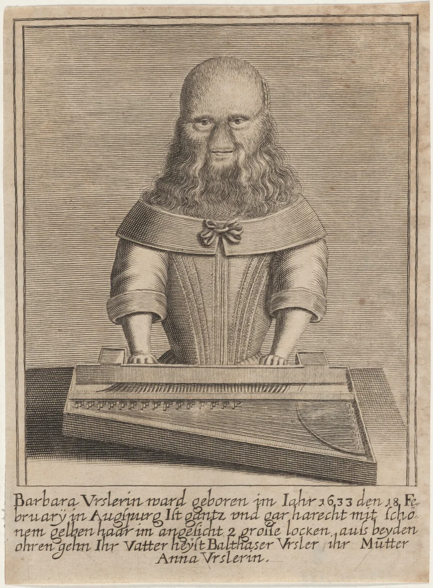 Barbara van Beck by Anonymous Artist; Isaac Brun, print, 1590-1670