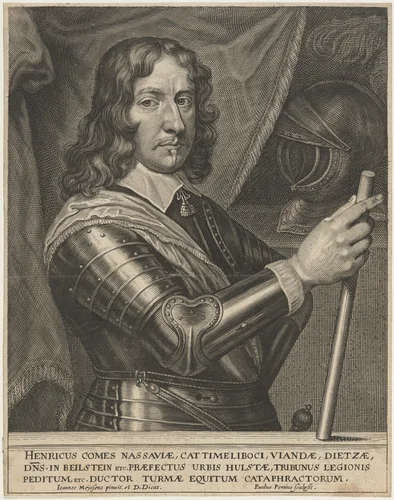 Henry of Nassau by Paulus Pontius; Joannes Meyssens, print, 1603-1658