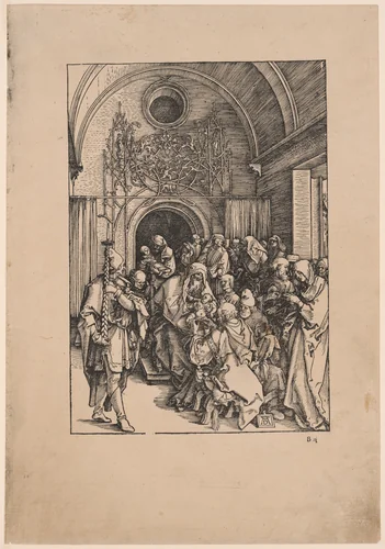 The Circumcision of Christ, from The Life of the Virgin by Albrecht Dürer, print, 1505