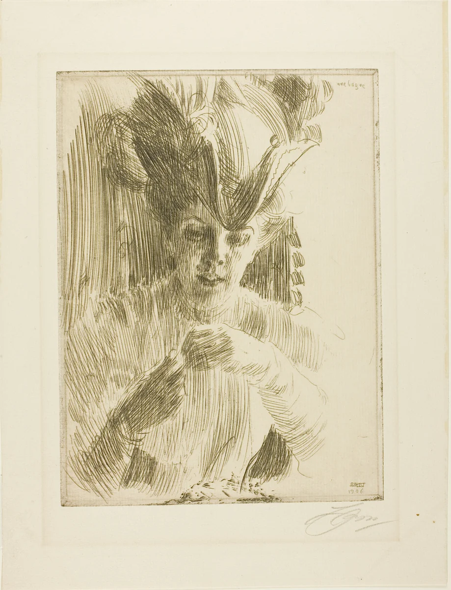 A Ring by Anders Zorn, print, 1906