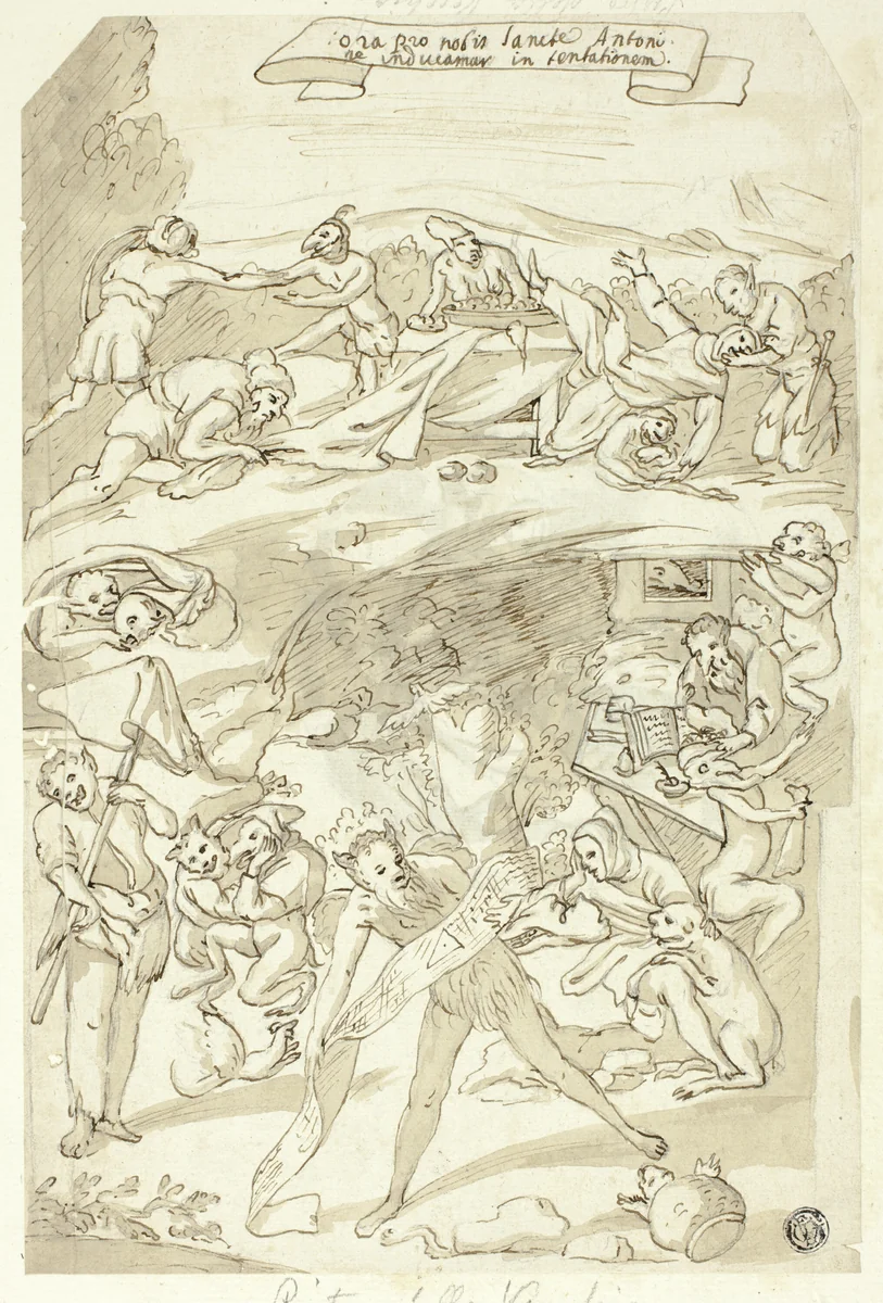 Temptation of Saint Anthony by Pietro della Vecchia
Vecchietta
Piero di Cosimo, drawing, 1430-1700