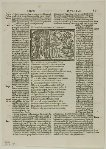 Juno in Hades from P. Ouidij Nasonis poete ingeniosissimi Metamorphoseos Libri, plate 87 from Woodcuts from Books of the XVI Century by Unknown Artist, print, 1527