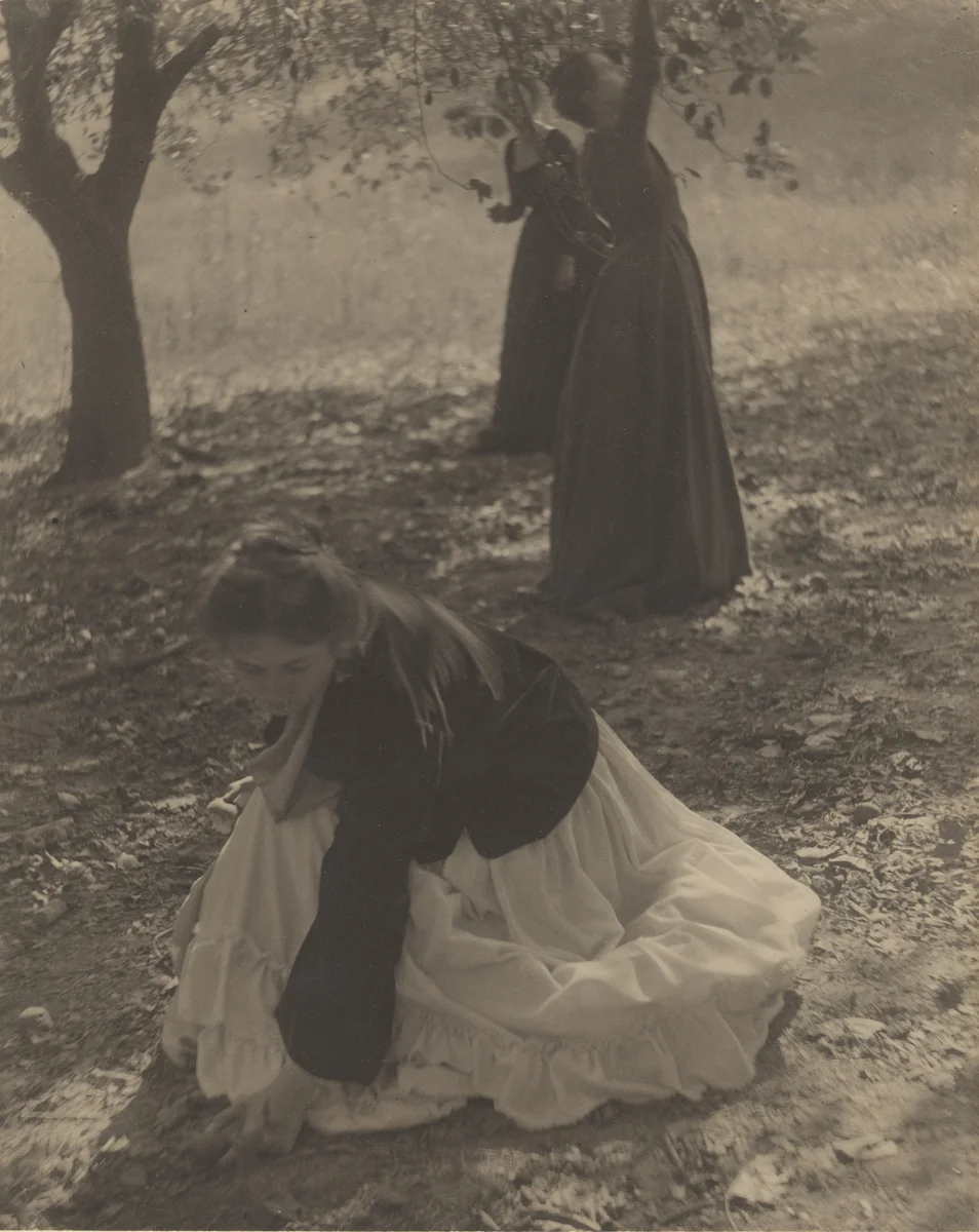 In the Orchard, Newark, Ohio by Clarence H. White, photograph, 1902