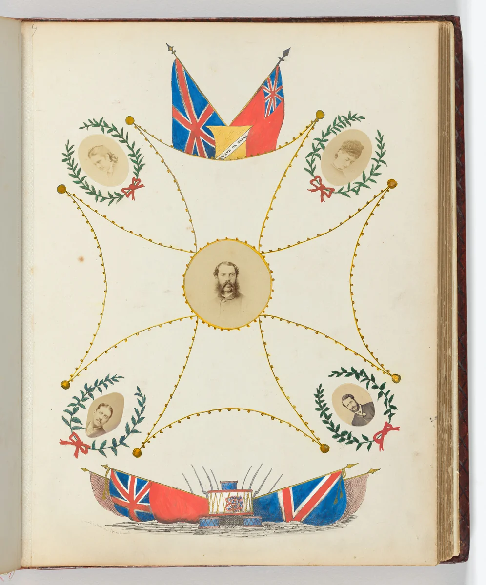 The Johnstone Album by Agnes Caroline Chamberlayne Johnstone, photograph, 1868