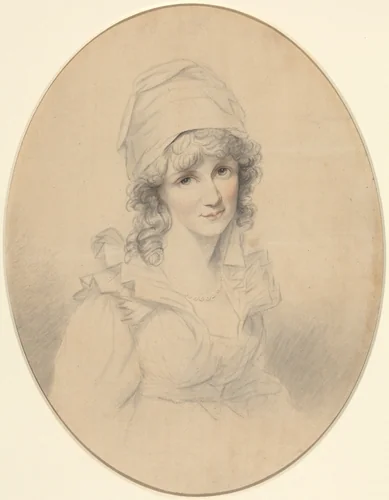 Portrait of a Woman by Richard Cosway, drawing, 1790-1800