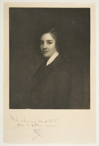 James McNeill Whistler, Age 14 by William Boxall, print, 1848-1903