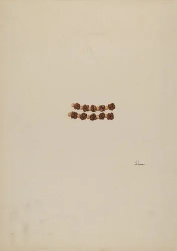 Rosary Beads by Josephine C. Romano, index of american design, 1940