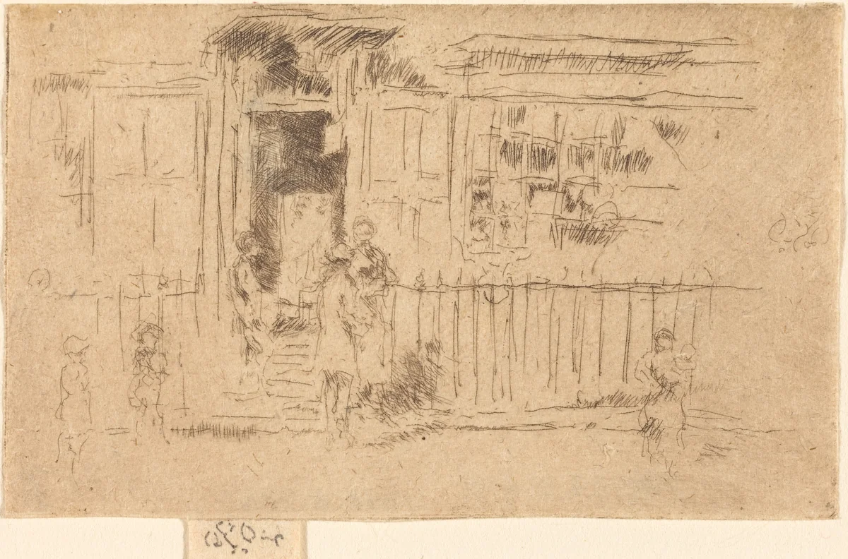 Little Steps, Chelsea by James McNeill Whistler, print, 1884-1886