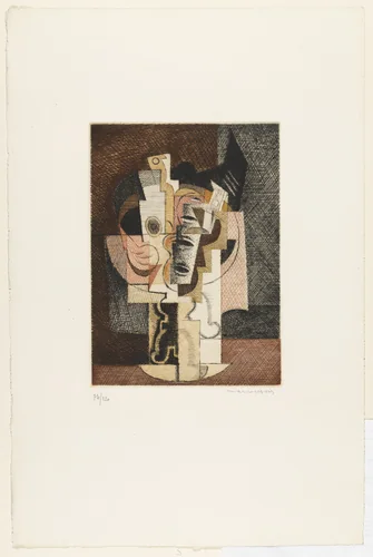 Composition by Louis Marcoussis, print, 1927