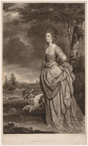 Mrs. Matthew Ellis by William Dickinson, print, 1780