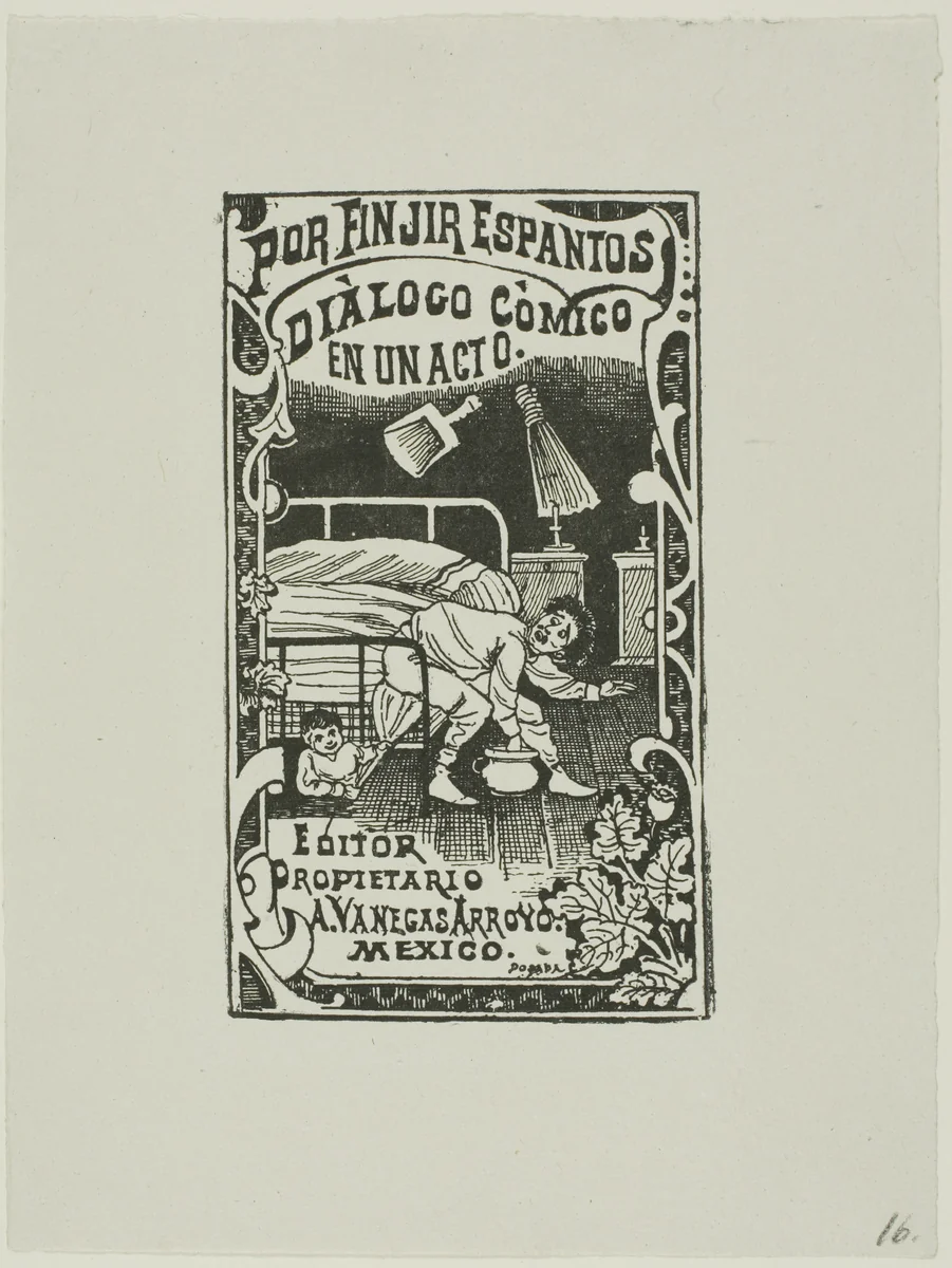 Pretending to be Ghosts by José Guadalupe Posada, print, 1871-1913