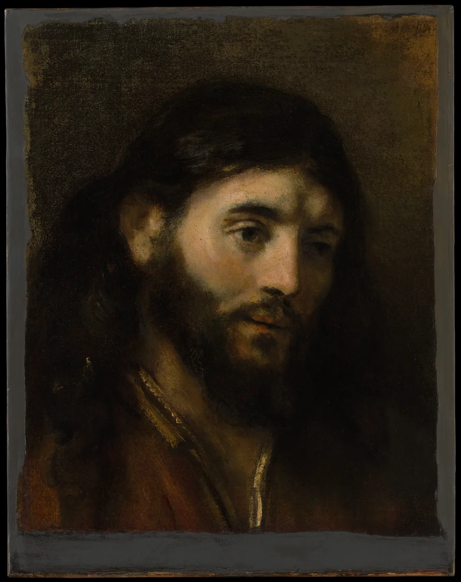 Head of Christ by Rembrandt, painting, 1626-1669