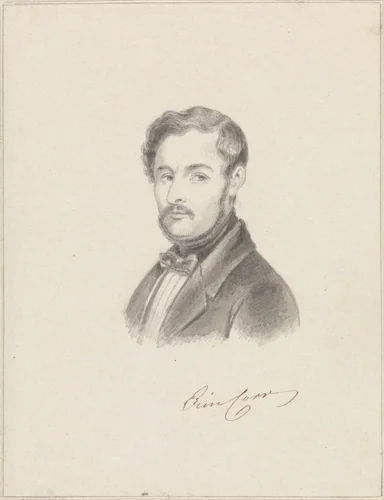 Zelfportret van Erin Corr by Erin Corr, drawing, 1841-1842