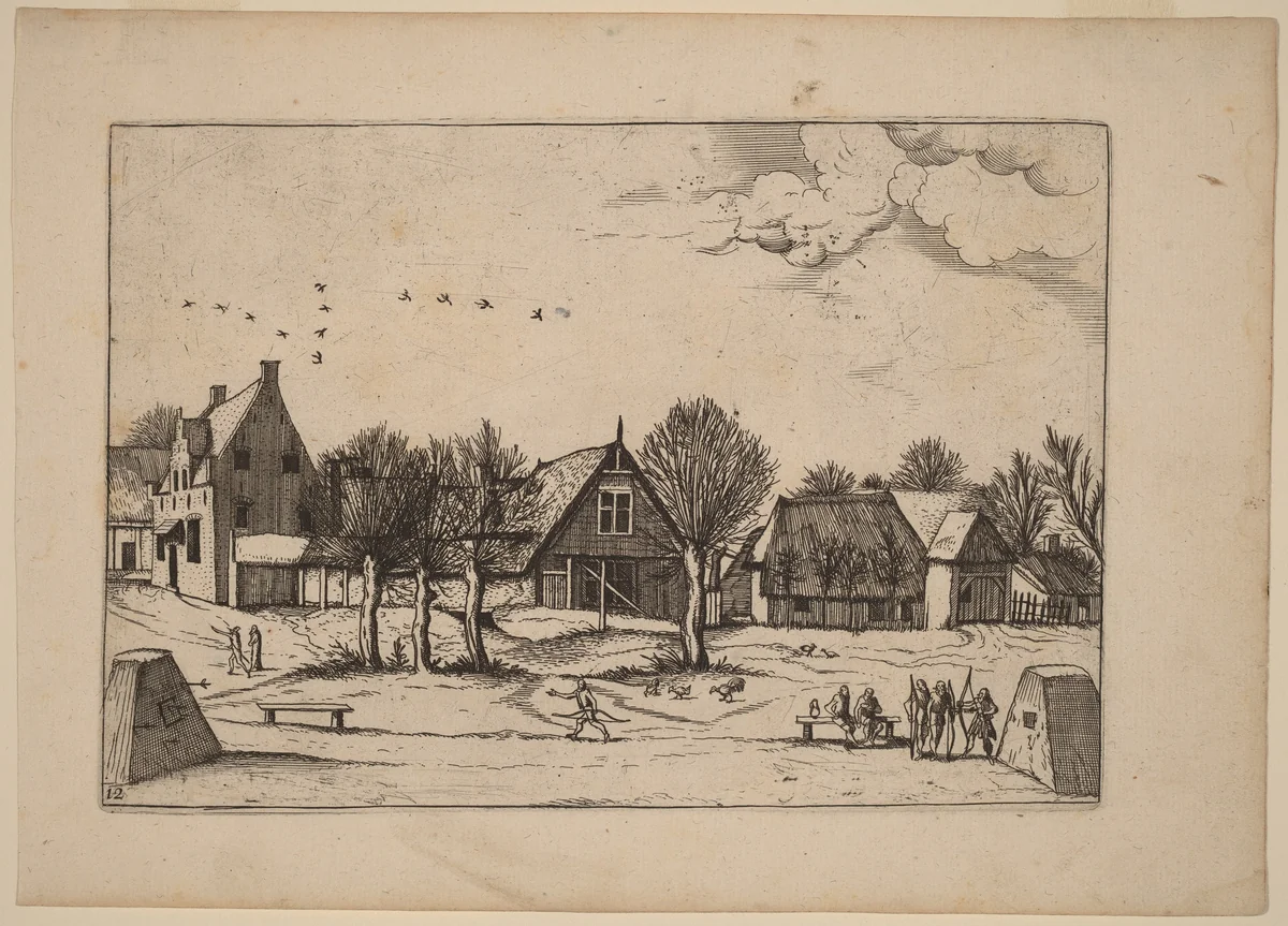 Country Village by Lucas van Doetechum
Johannes van Doetechum the Elder
Master of the Small Landscapes, print, 1676