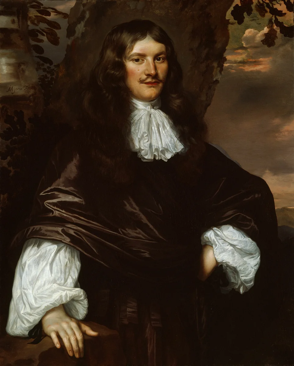 Portrait of a Man by Jan Mijtens, painting, 1660-1670