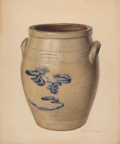 Crock by George Loughridge, index of american design, 1937-1938