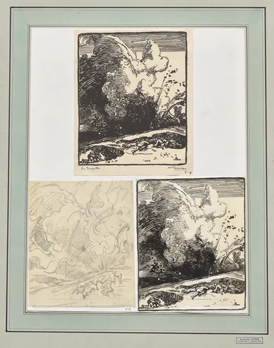 The Mine by Auguste Louis Lepère, drawing, 1909-1924