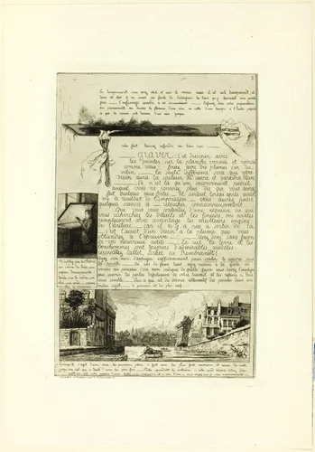 Page two, from Letter on the Elements of Etching by Adolphe Martial Potémont, print, 1864