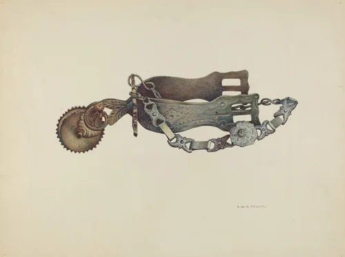 Spur by Robert W.R. Taylor, index of american design, 1940