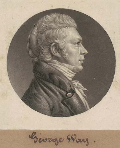 George Way by Charles B. J. Févret de Saint-Mémin, print, 1807
