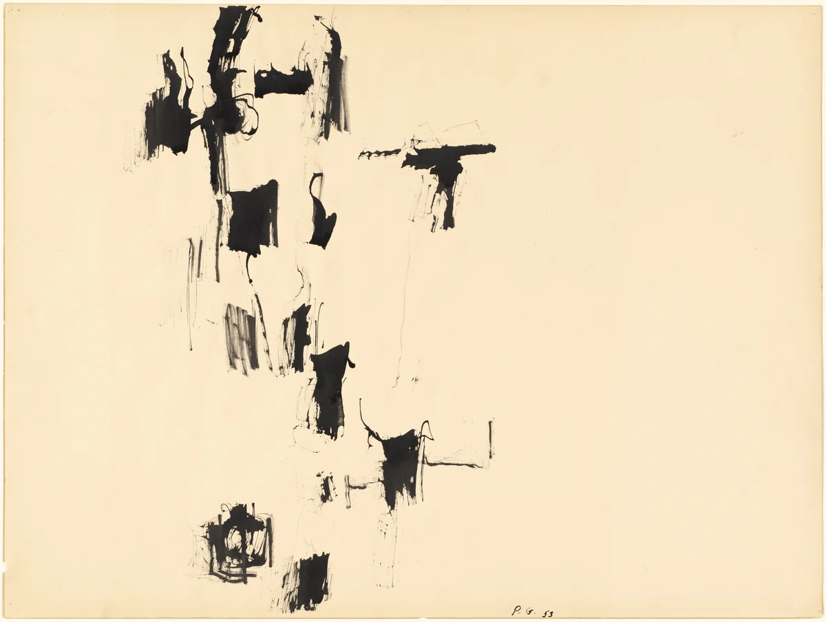 Untitled by Philip Guston, drawing, 1953