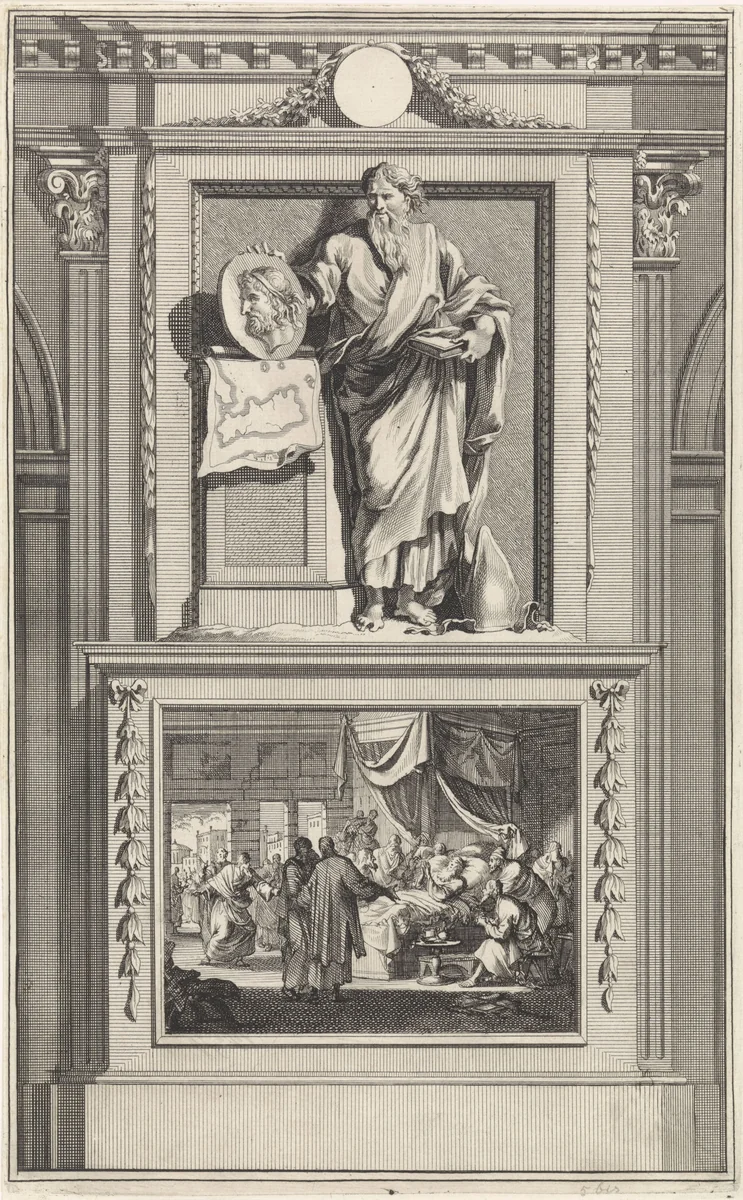 H. Titus by Jan Luyken, print, 1698