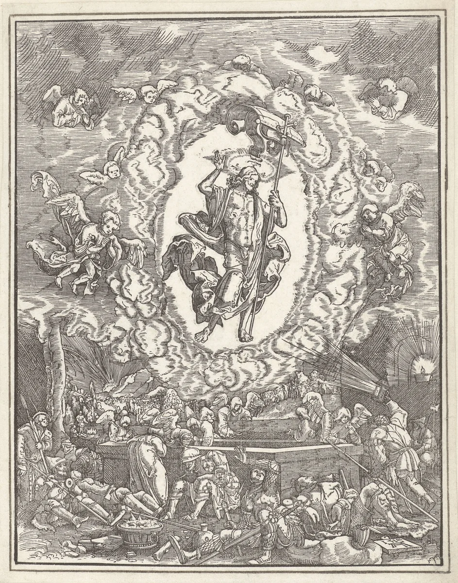 Opstanding van Christus by Unknown, print, 1512