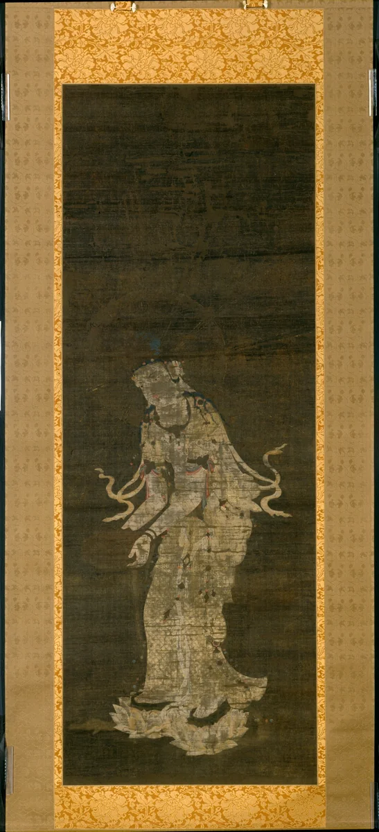 The Bodhisattva Kannon, from the triptych Approach of the Amida Trinity by Artist Unknown, other, 1201-1300