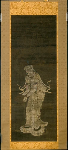 The Bodhisattva Kannon, from the triptych Approach of the Amida Trinity by Artist Unknown, other, 1201-1300