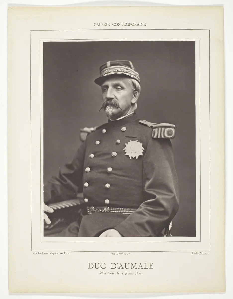 Duc D'amuale by Appert, photograph, 1876-1878