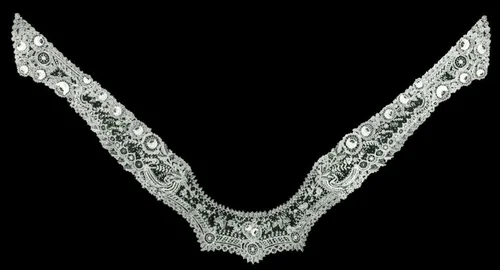 Collar by Belgium, textile, 1880-1899