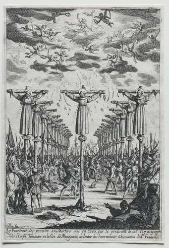 The Martyrs of Japan by Jacques Callot, print, 1600-1635
