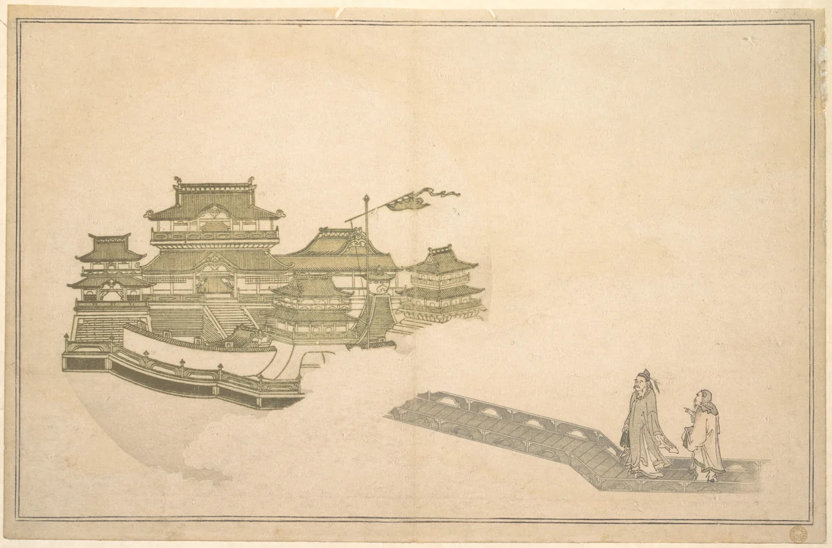 The Palace in the Moon by Kitagawa Utamaro (喜多川歌麿), print, 1789