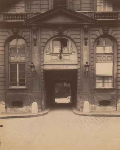 Hôtel de Roquelaure. Boulevard Saint-Germain 246 by Eugène Atget, photograph, 1905