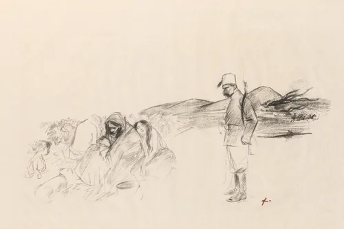 In Greece by Jean-Louis Forain, print, 1897