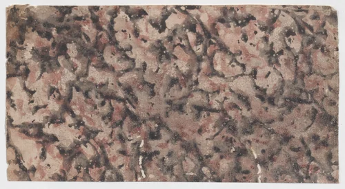 Sheet with overall splotchy pattern by anonymous, print, 1800-1900