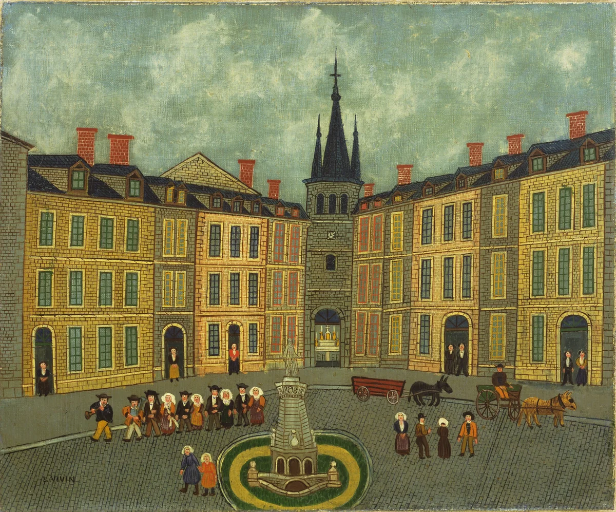 The Wedding by Louis Vivin, painting, 1925