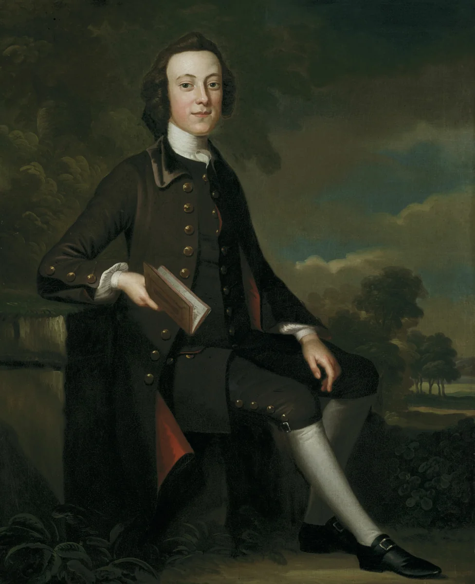Portrait of a Young Man by John Wollaston, painting, 1749-1752