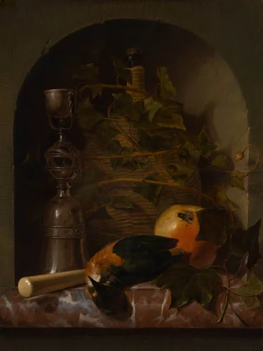 Still Life with a Wager cup by Johan van Haensbergen, painting, 1665