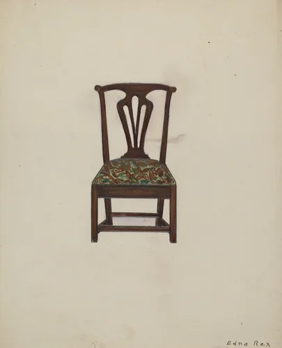 Side Chair by Edna Crenshaw Rex, index of american design, 1935-1942