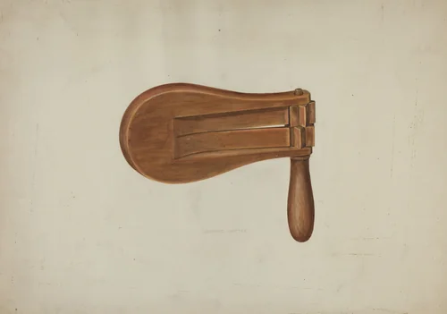 Watchman's Rattle by Leonard Battee, index of american design, 1941