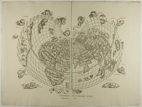 Map of the World: Tradewinds by Unknown Artist, other, 1889