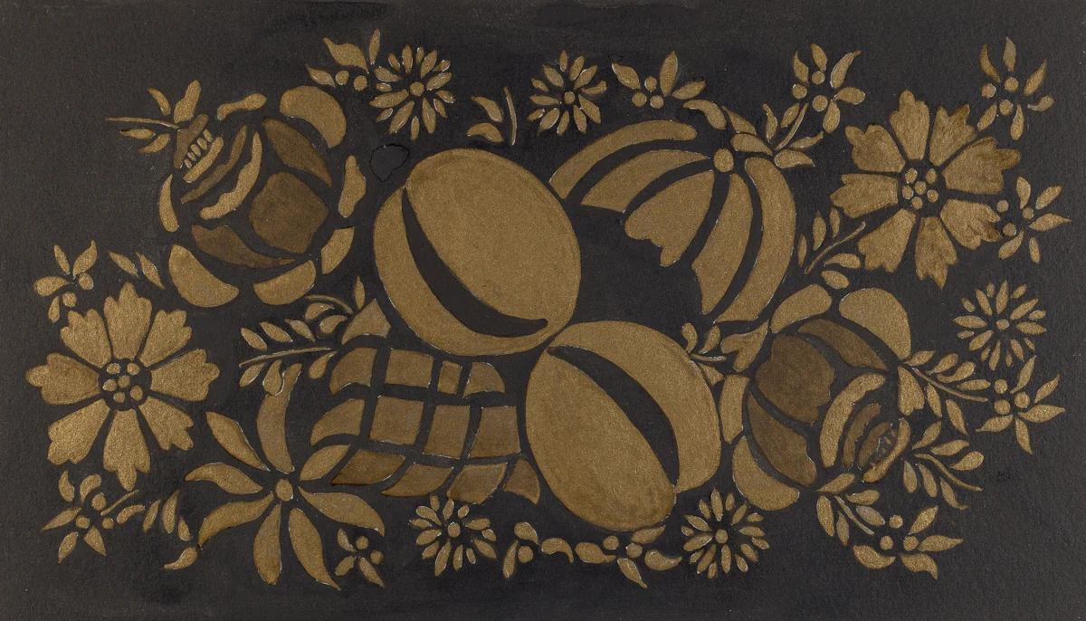 Hitchcock Chair by Genevieve Sherlock, index of american design, 1940