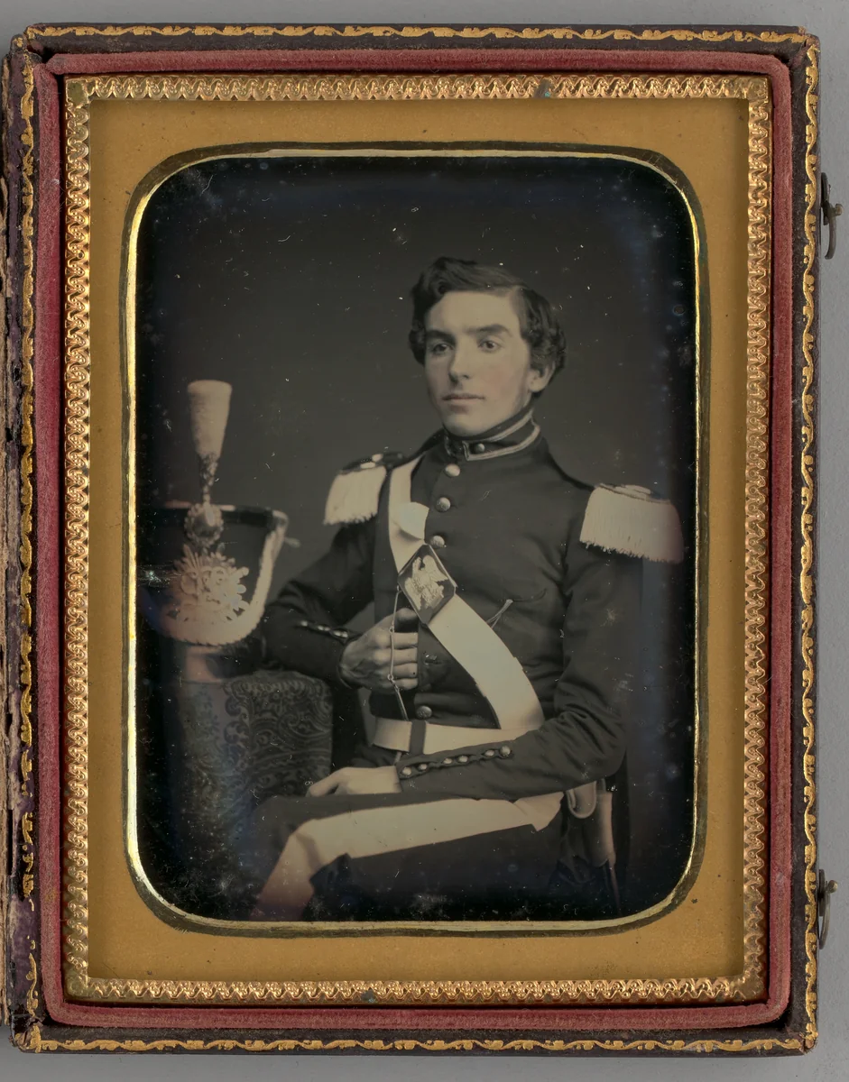 Untitled (Portrait of Seated Man) by Unknown maker, other, 1853